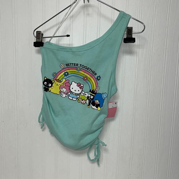 Hello Kitty & Friends one Shoulder Tank Top - Picture 2 of 6